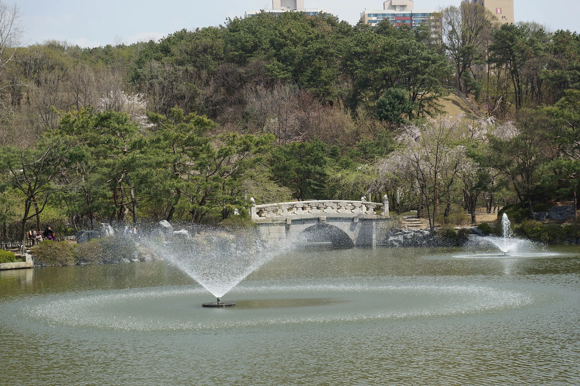 봄기운 가득한 분당중앙공원 분당호의 풍경 · 분당중앙공원, 성남시, 경기도, 대한민국, 분당호 · 2012-04-17