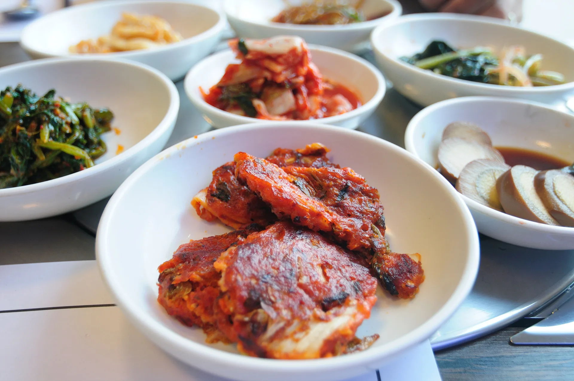 인도 마하발리푸람에서 만난 다채로운 한식 상차림 · Mahabalipuram, 타밀나두, 인도 · 2009-04-26